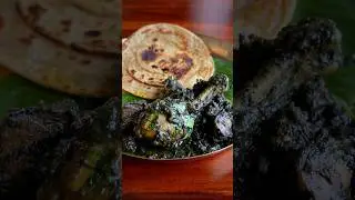 Traditional Assamese Black Sesame Chicken Recipe #shorts