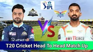| Today Battle | Rashid Khan vs KL Rahul Head To Head T20 Cricket Match Up Video |