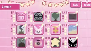 VT NONOGRAM, niveles de VT harmony tamaño 10x10 gameplay (juego de Yun seven)