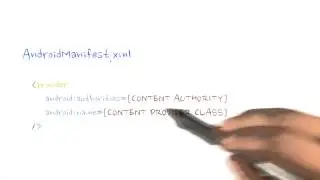 Register the Content Provider Quiz - Developing Android Apps