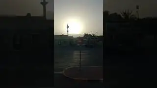 #shorts DUBAI 2021.Очень большое солнце. ЗАКАТ.Very big sun. SUNSET.