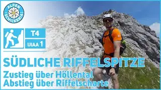 S&uuml;dliche Riffelspitze im Wettersteingebirge &uuml;ber das H&ouml;llental bei Garmisch