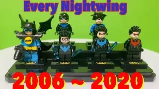 [Lego]Every lego Nightwing minifigure ever