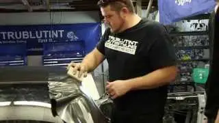 Brushed Black Vinyl Wrap by Trublutint Autostyling