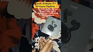 👉 boAt Airdopes Plus 311 Unboxing 🔥| Best TWS 2025 #boat #airdopes #tws