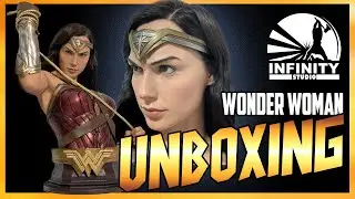 INFINITY STUDIOS WONDER WOMAN BUST 1/1. UNBOXING