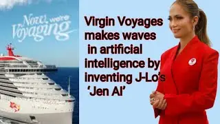 Virgin Voyages Launches New Personal JLo A.I. Cruise Invitation#jlo #jenniferlopez #viginvoyages