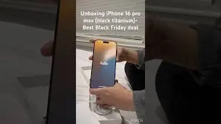 Unboxing iPhone 16pro max  Black Friday deal #blackfridaydeals #blackfriday  #iphone16promax #shorts