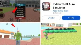 Indian Theft Aura Simulator | New Update! 🌧 Rainy Weather + Free Fly Camera + Custom Props