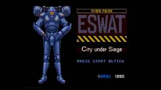 ESWAT: City Under Siege (Genesis / Mega Drive) Playthrough... again on real hardware