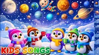 ✨Tea Time with Penguins❄️🪐🐧✨  - Kids songs - Fun and Learning