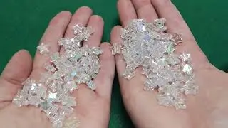 Clear AB Acrylic Star Beads 10mm Pack Of 100+ Y12145