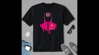 Squid Game Mcdonald&rsquo;s Logo T Shirt