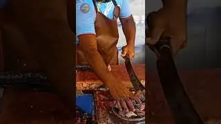 Garfish cutting skills #shorts
