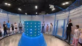 SBF Visa Zero Gravity on the IAAPA Show Floor