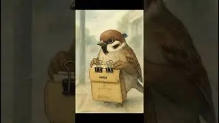 (Hide this from your boss) Document flew away? Sparrow: Bye, see you in the next life! 👋📄