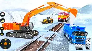 Railway Road Builder Construction - Road Construction JCB Game 3D - Android GamePlay 