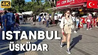 ISTANBUL ÜSKÜDAR GASTRONOME ALLEY  WALKING TOUR | TURKEY 4K UHD