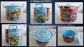 Oporto Pot,  Acrylic on Aluminum - Have description in English too