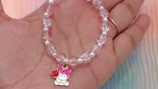 Easy DIY Beaded Bracelet in 5 Minutes | Simple Jewellery Craft for Kids and Anyone 