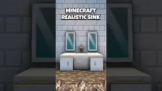 Minecraft Realistic Sink Tutorial!