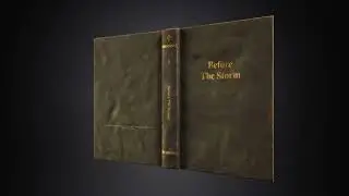 Book 4 Lighting & Material Response: Close-up of roughness and normal map details on books.