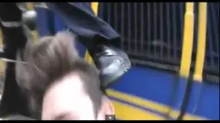 Kid Kicked in the head by Train Driver! watch why