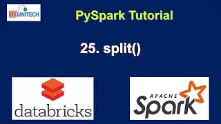 25. split function in pyspark | pyspark advanced tutorial | getitem in pyspark | databricks tutorial