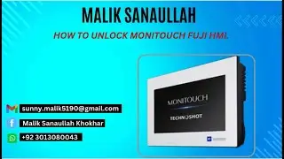 HOW TO UNLOCK MONITOUCH FUJI HMI PASSWORD #FUJIHMIPasswordUnlock