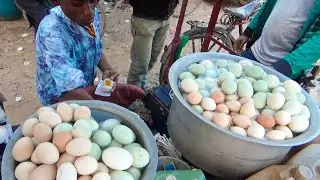 Amazing Daily Selling 1000-1500 Hard & Soft Egg Boiled Only 0.15 $ | His Handiwork Extremely Fast |