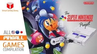All SNES/Super Nintendo Pinball Games Compilation - Every Game (US/EU/JP)