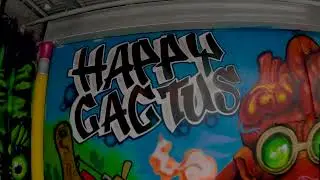 Happy Cactus Tattoo Fly Through