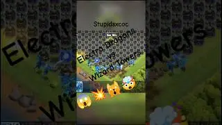 Electro Dragons vs Level Max Wizard Towers 😱🙀🤯#clashofclans#games #gaming#coc#clashheroes#clashhacks