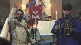 Ռուբեն վարդապետ Զարգարյանը առաջնորդական առաջին Պատարագն է մատուցել Նորաբացի եկեղեցում