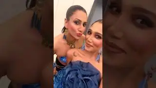 Selfie Moments with Amanda Silva before SLITA Fashion Runway💃 #shorts