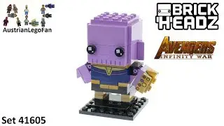 Lego Brickheadz 41605 Thanos - Lego Speed Build Review