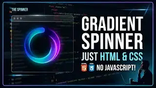 Build a gradient spinner animation | HTML CSS tutorial