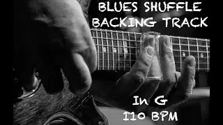 Blues Shuffle Backing Track in G - 110 bpm