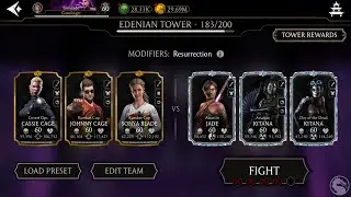 Fatal Edenian Tower Battle 183 | Mortal Kombat Mobile