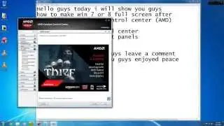 How To Make Win 7 & 8 Full Screen After Installing AMD Catalyst Control Center Driver