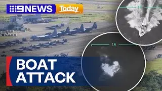 U.S. aircraft accused of attacking a suspected drug-trafficking boat | 9 News Australia