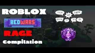 10 Minutes of Roblox Bedwars Rage - Compilation
