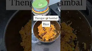 💫 Thengai Sambal sadham / coconut Sambol Rice #tamilcooking #trendingshorts #trending #recipe
