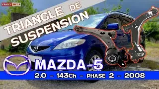 TRIANGLE DE SUSPENSION MAZDA 5 (CR19) 2.0 - 143CH PHASE 2 de 2008