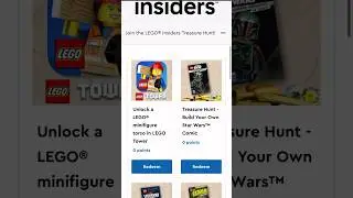 LEGO Insiders Brick Scanning How to Reveal Your Digital Prizes #lego #legoinsiders #afol #shorts