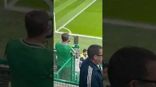 Losing 2-0 at half time and this Hibs fan gets his puppet out 🤣 #football