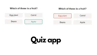 Quiz app with HTML CSS & JS