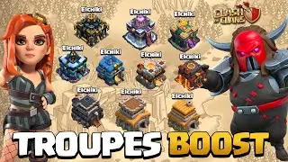 Les Troupes Temporaires Sont TROP Boostées ! (HDV 14 contre HDV 16 ??)