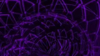 Pulse Wave Purple VJ Loop Background Party Visuals Loop 4K UHD
