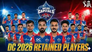 DC Retained Players IPL-2026 #cricket #cricketnews #iplteam #iplhighlights #ipl2026 #players #dc2026